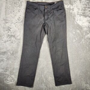 English Laundry Pants Jeans Men's 37X30 (Tag 36X32) Dark Gray Straight Leg